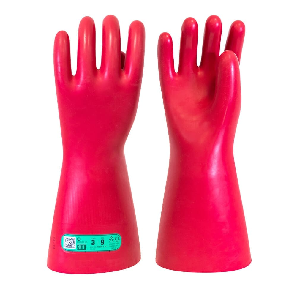 CATU Latex electrical insulating gloves class 3 - 26 500 V AC