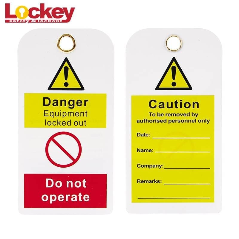 PROLOCKEY Safety Warning Tag Customized PVC Tags Safety Lockout Tagout LT02
